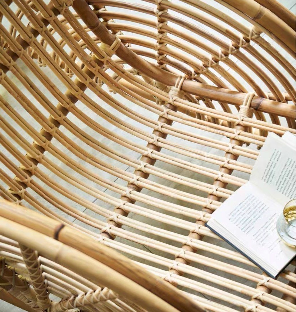 KAI Retro Rattan Lounge Chair
