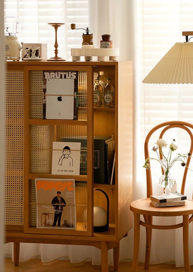 BELTIC Solid Wood Sideboard