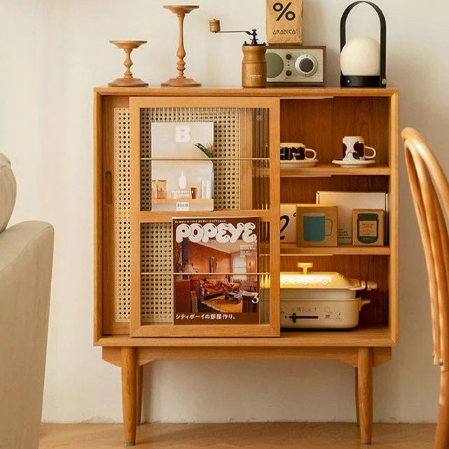 BELTIC Solid Wood Sideboard