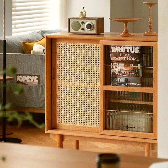 BELTIC Solid Wood Sideboard