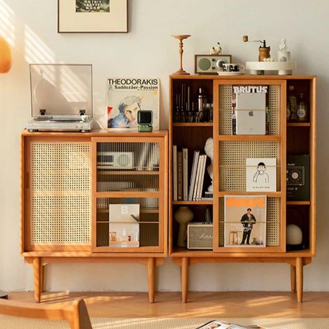 BELTIC Solid Wood Sideboard