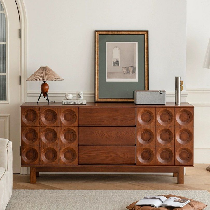 YEDEN Modern Solid Wood Sideboard