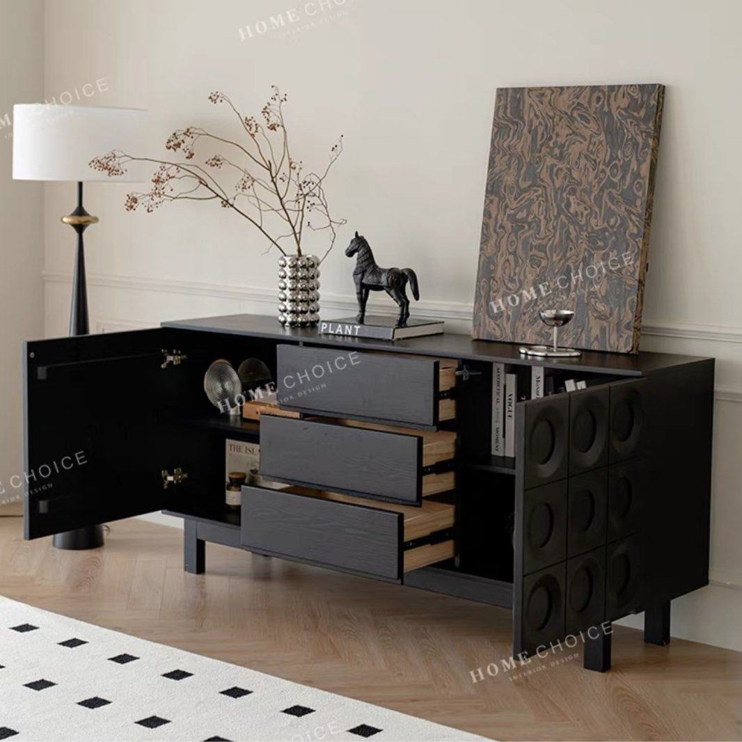 YEDEN Modern Solid Wood Sideboard