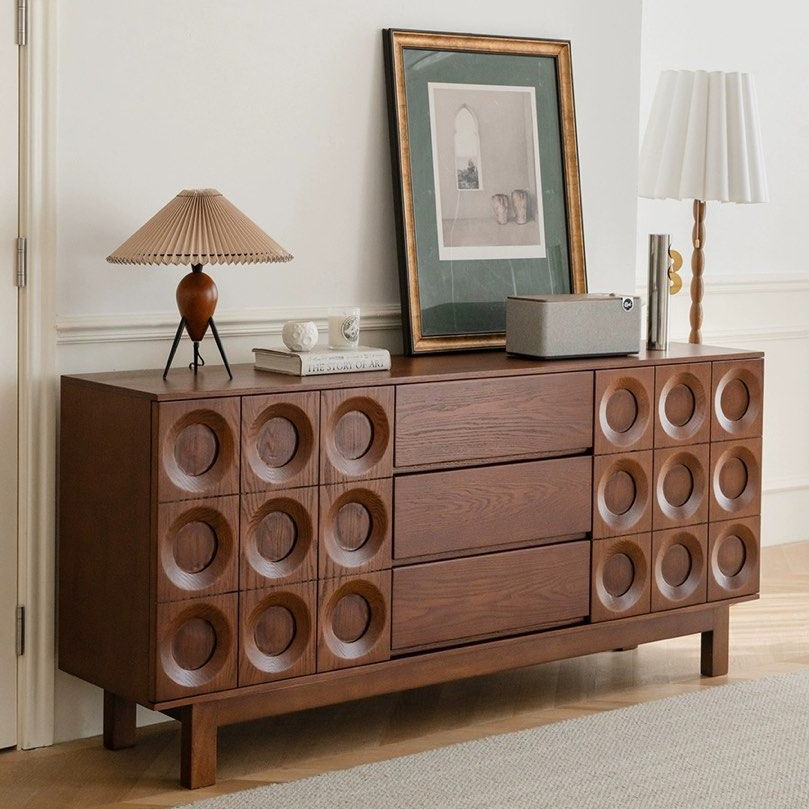 YEDEN Modern Solid Wood Sideboard