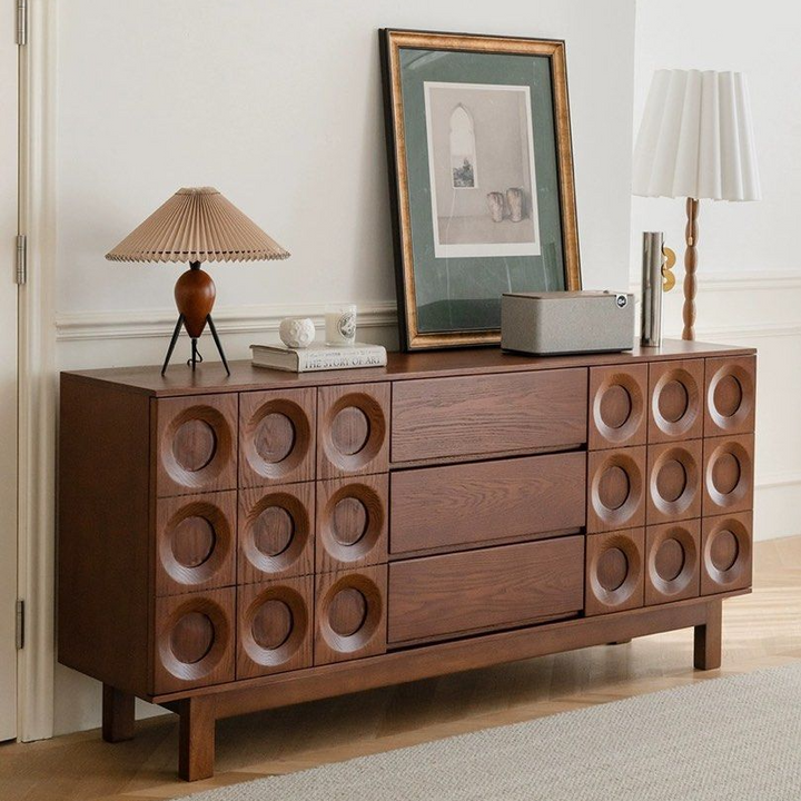 YEDEN Modern Solid Wood Sideboard
