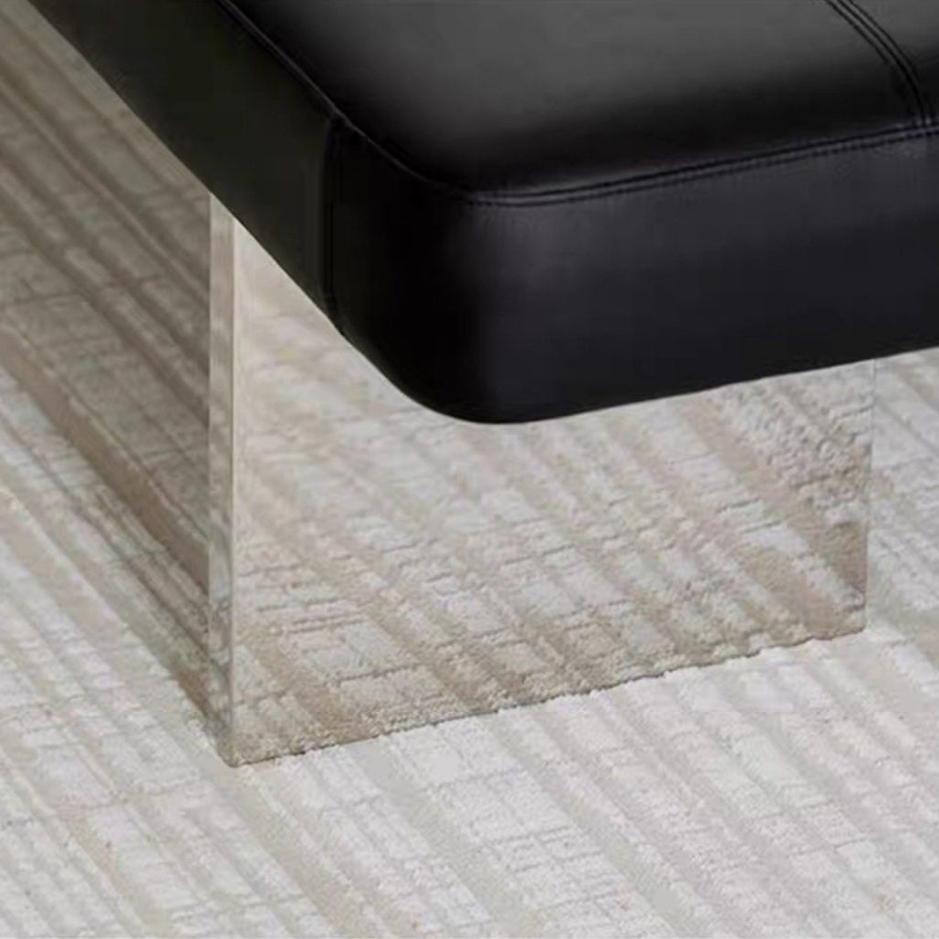 EVANDRA Modern Leather Bench