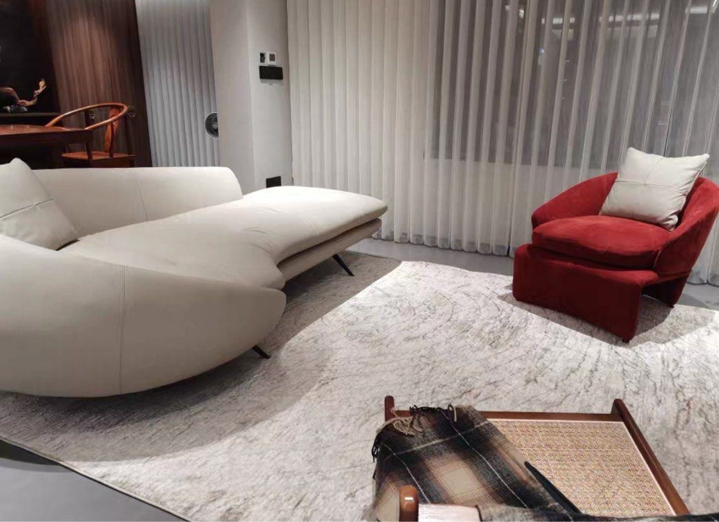 ORLINZA Modern Curved Sofa