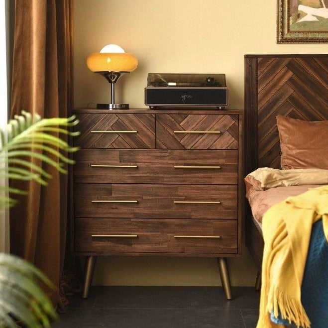 DOMITIANA Herringbone Chest Of Drawers