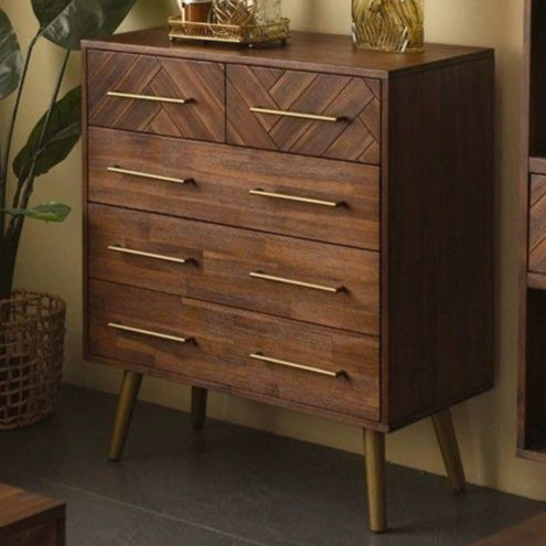 DOMITIANA Herringbone Chest Of Drawers