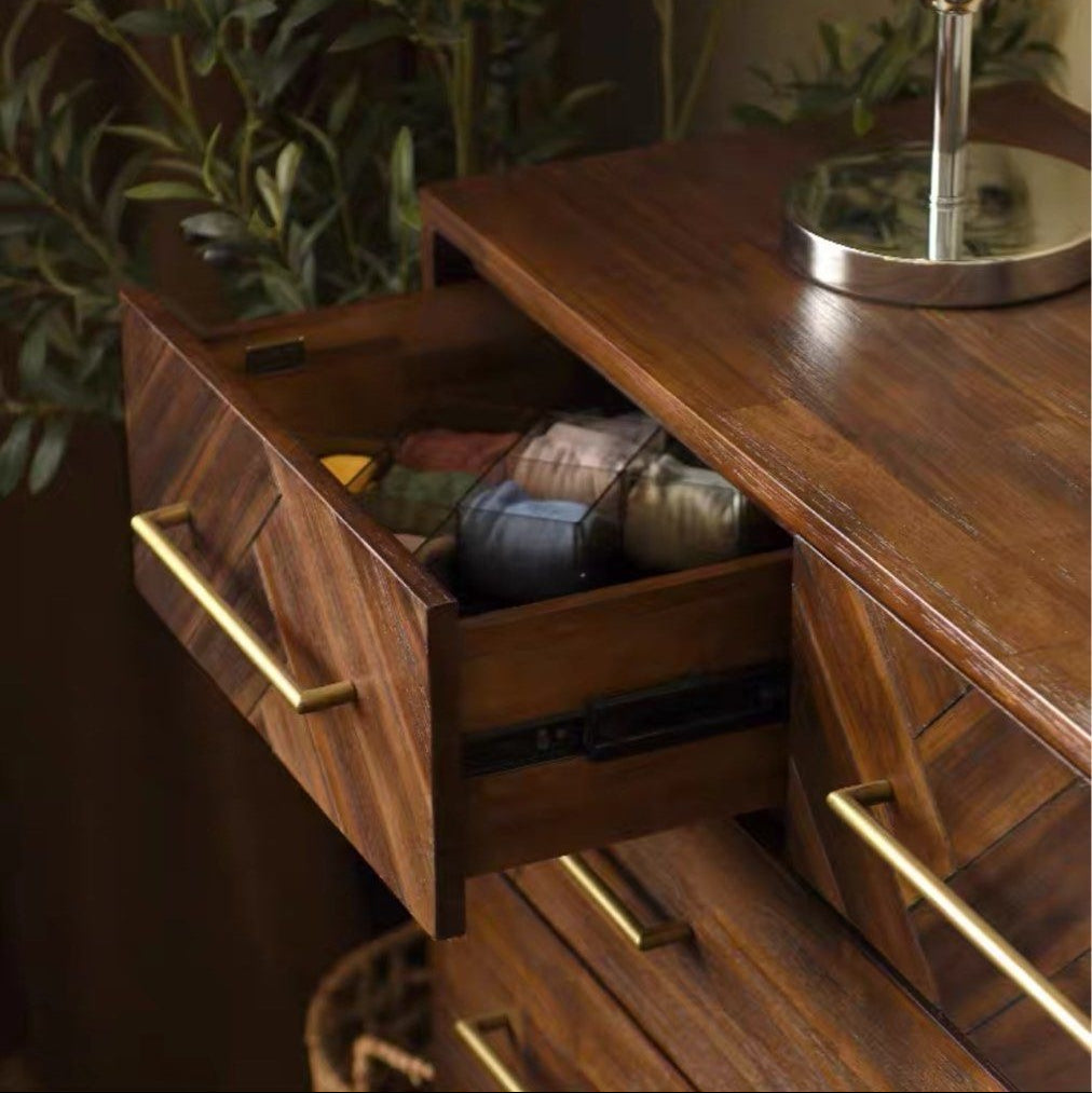 DOMITIANA Herringbone Chest Of Drawers