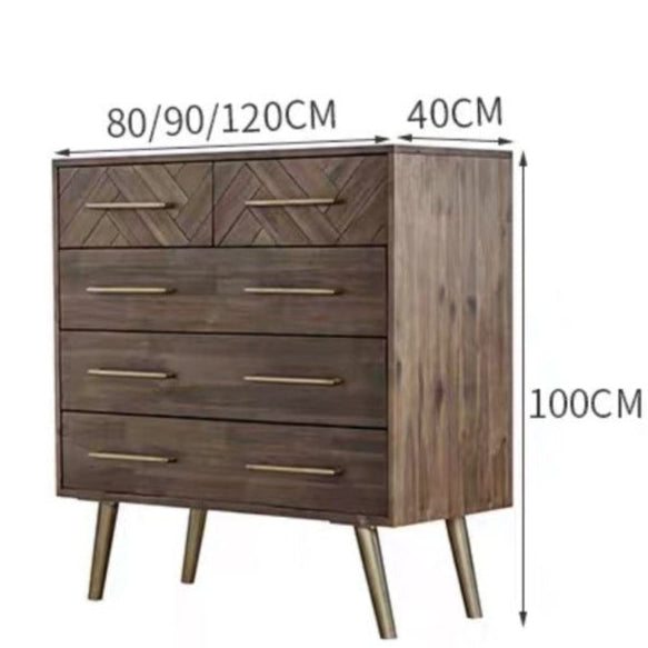 DOMITIANA Herringbone Chest Of Drawers