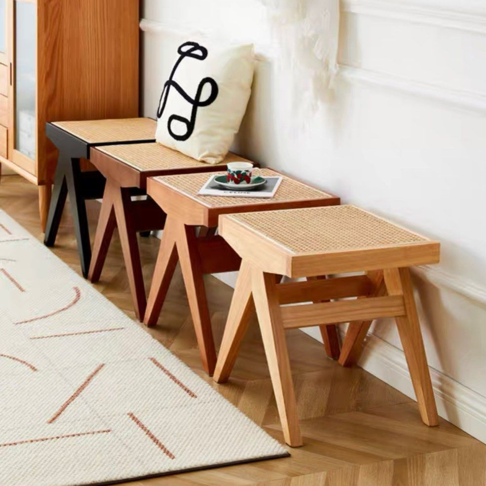 THAYER Rustic Solid Wood Bench