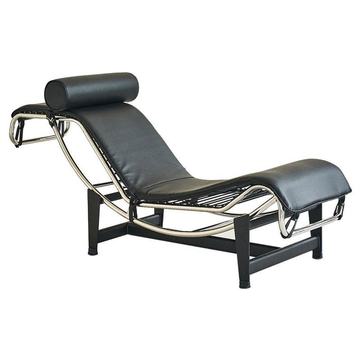 MATVEY Charles Leather Chaise Lounge