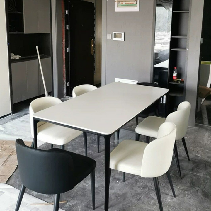 MELLIGAN Minimalist Sintered Stone Dining Table