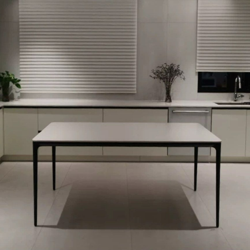 MELLIGAN Minimalist Sintered Stone Dining Table