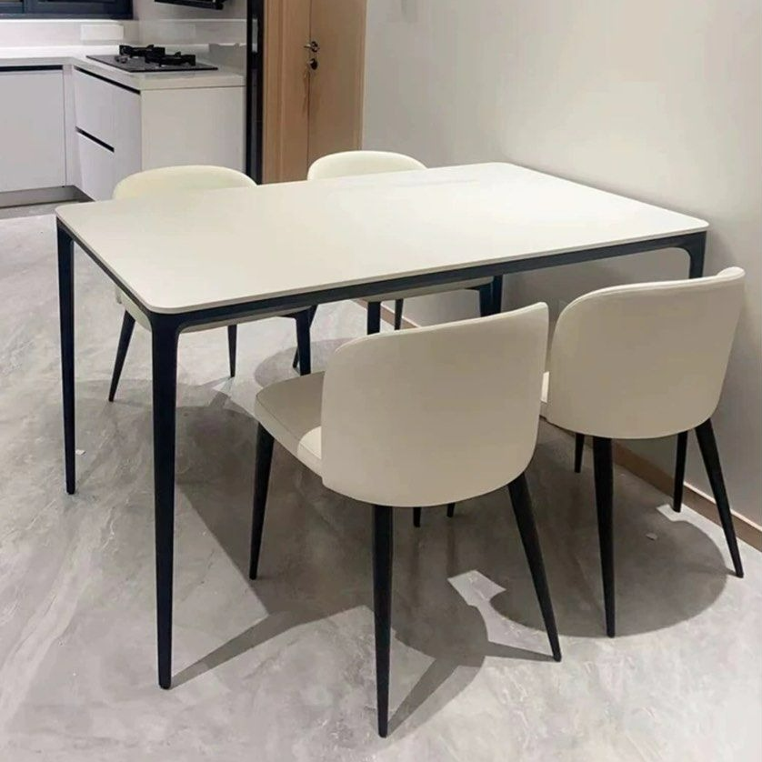 MELLIGAN Minimalist Sintered Stone Dining Table