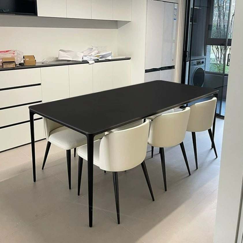 MELLIGAN Minimalist Sintered Stone Dining Table