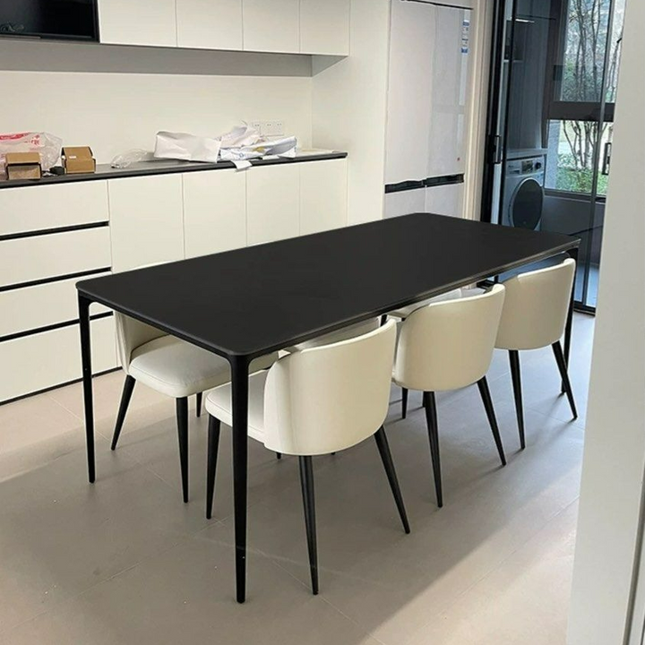 MELLIGAN Minimalist Sintered Stone Dining Table