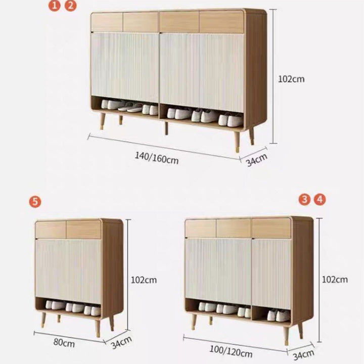 MAXOA Japandi Shoe Cabinet