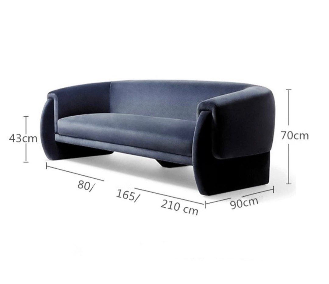 ERANOIR Modern Velvet Sofa