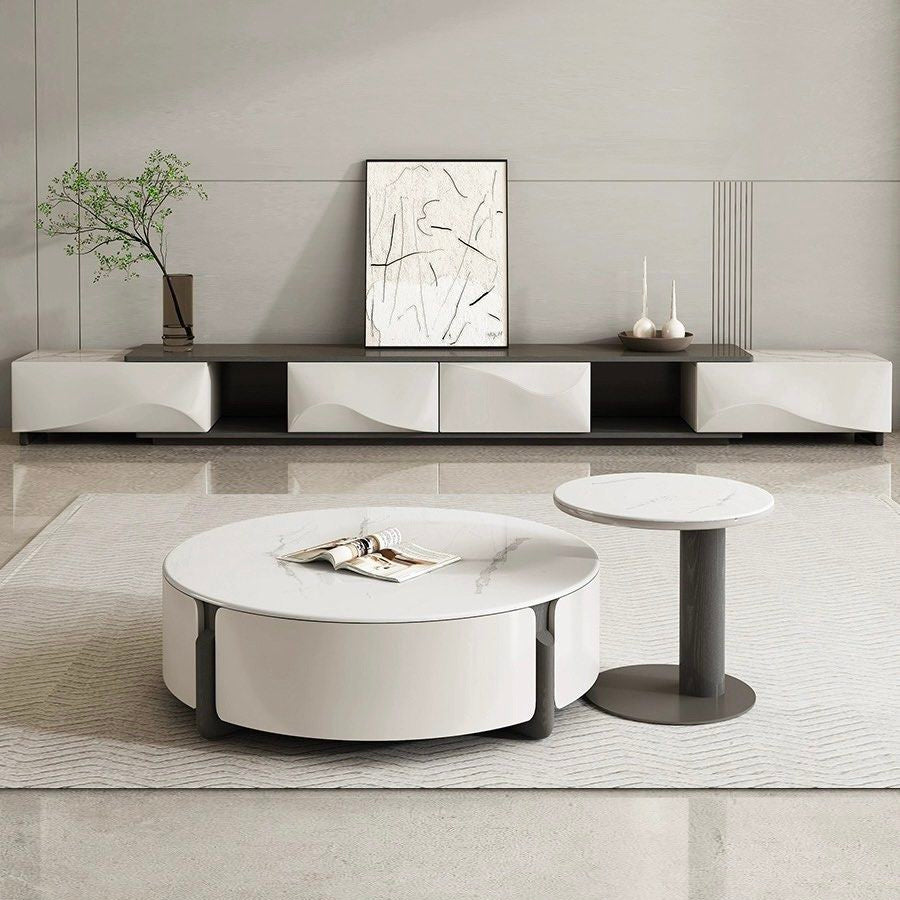 MYRIS Modern Extendable TV Console