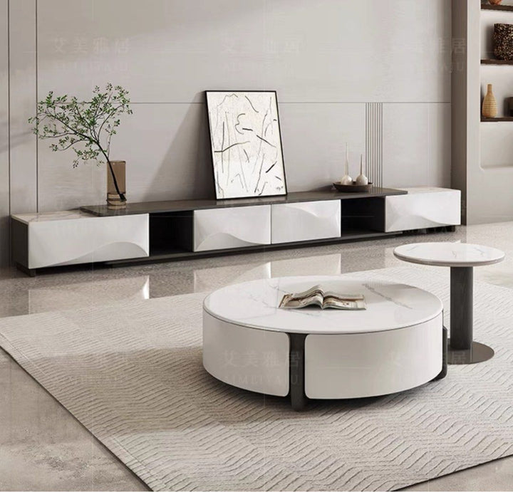 MYRIS Modern Extendable TV Console