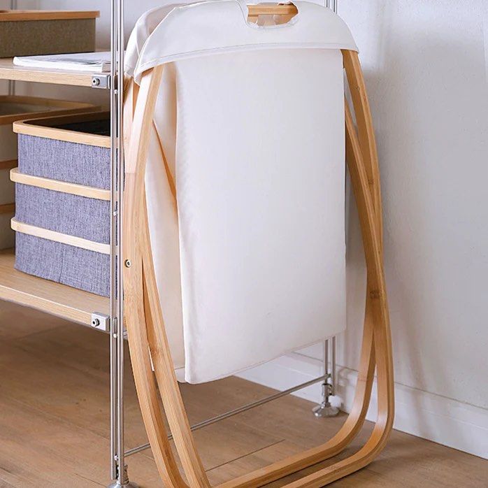 MCGRE Bamboo Laundry Basket