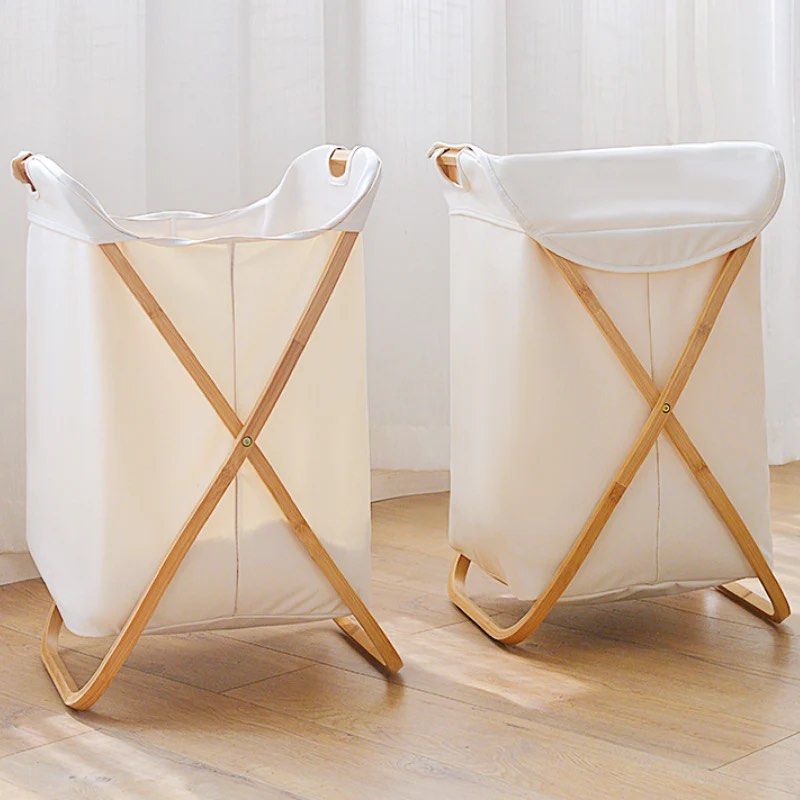 MCGRE Bamboo Laundry Basket