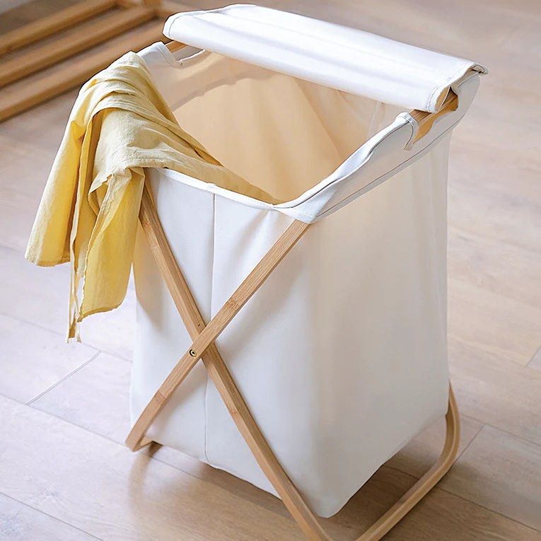 MCGRE Bamboo Laundry Basket