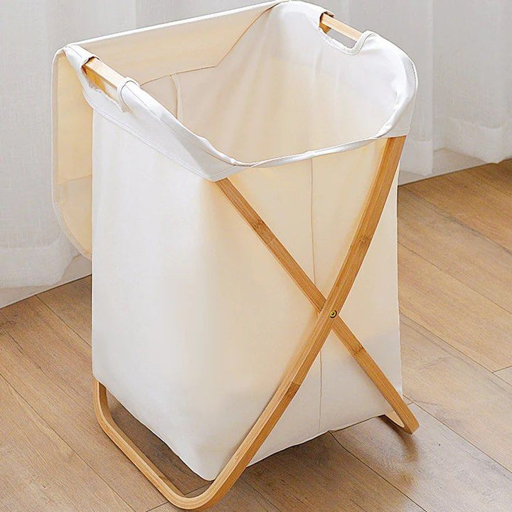 MCGRE Bamboo Laundry Basket