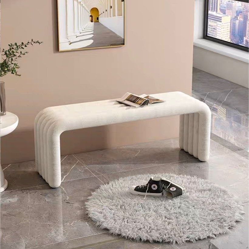 TARRYN Modern Boucle Bench