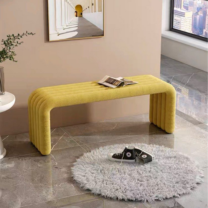 TARRYN Modern Boucle Bench