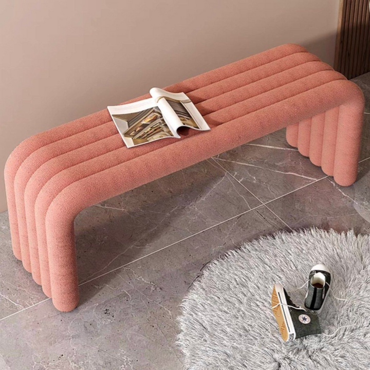 TARRYN Modern Boucle Bench