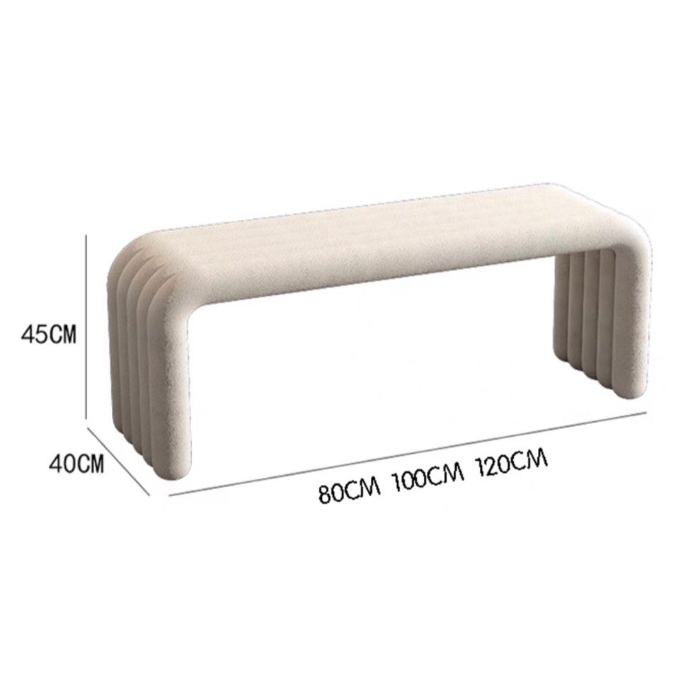 TARRYN Modern Boucle Bench