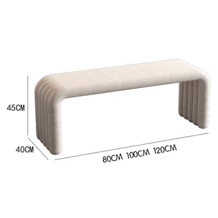 TARRYN Modern Boucle Bench