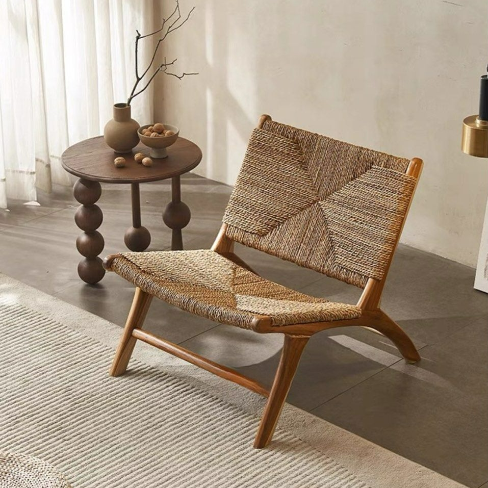 IVY Rustic Rope Woven Lounge Chair