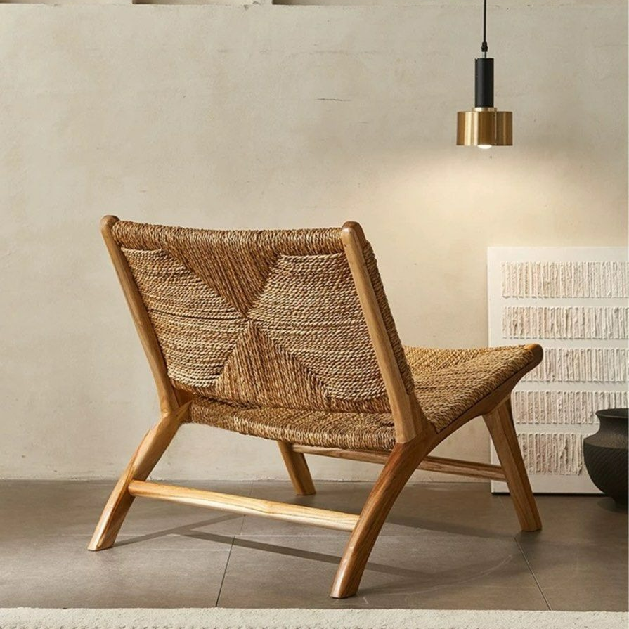 IVY Rustic Rope Woven Lounge Chair