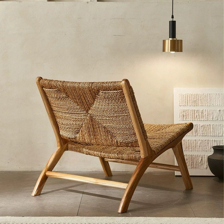 IVY Rustic Rope Woven Lounge Chair