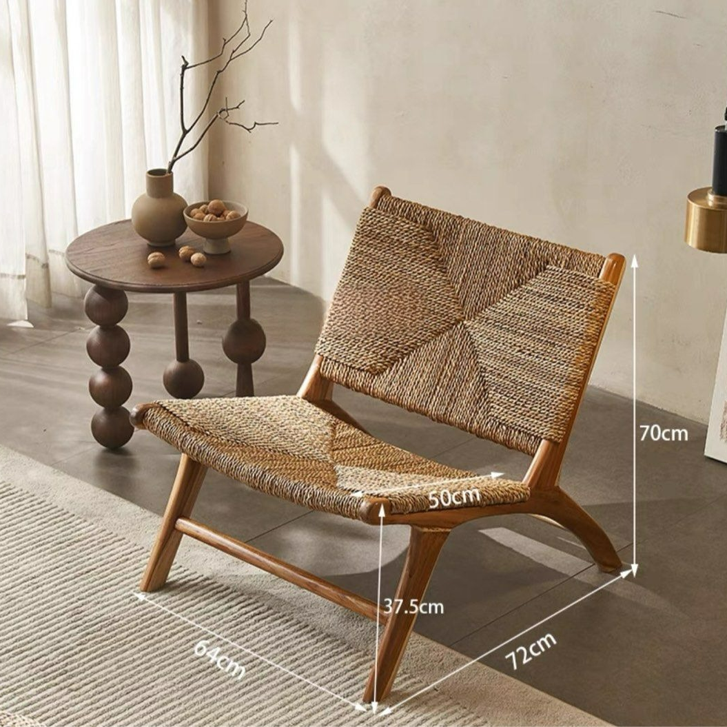 IVY Rustic Rope Woven Lounge Chair