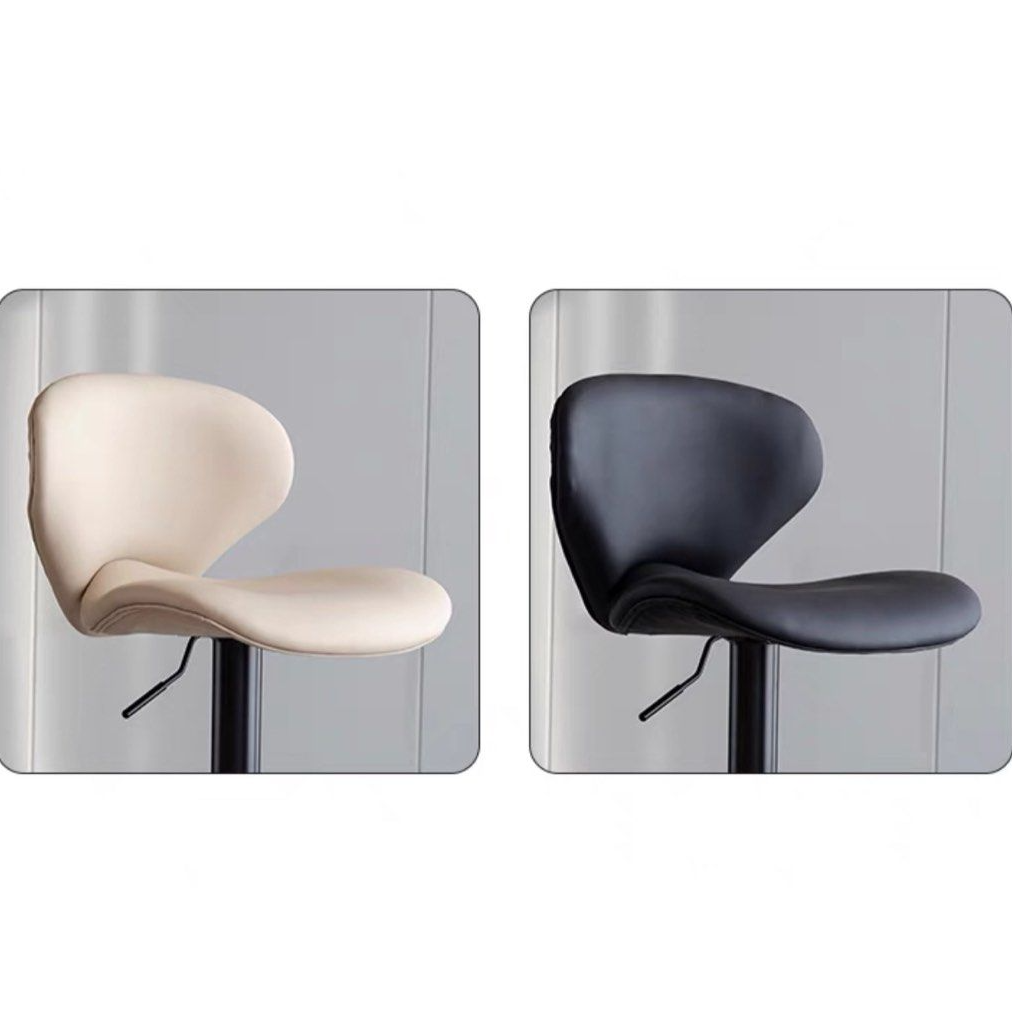 TECCA Modern Leather Bar Stool