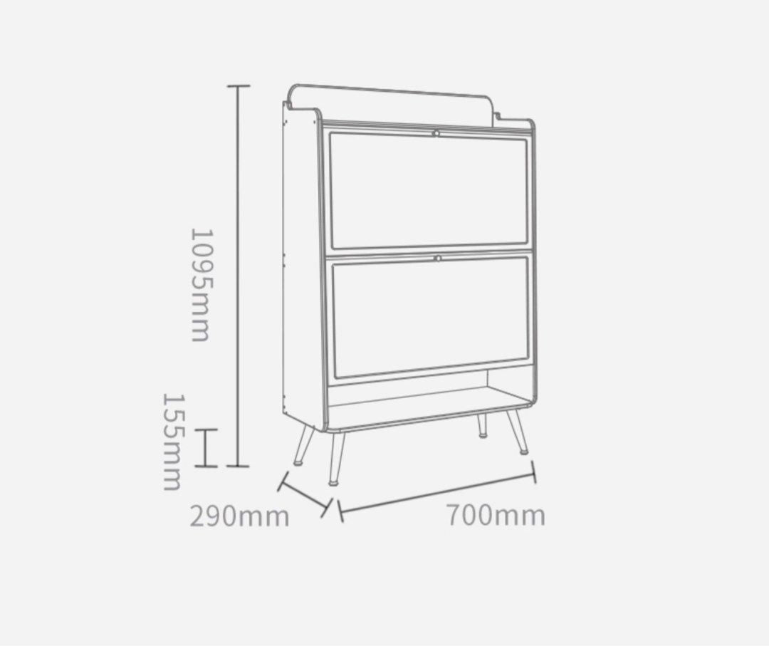 MERS Rustic Shoe Cabinet