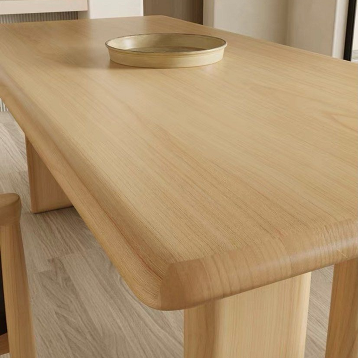 YAFAI Japandi Solid Wood Dining Table