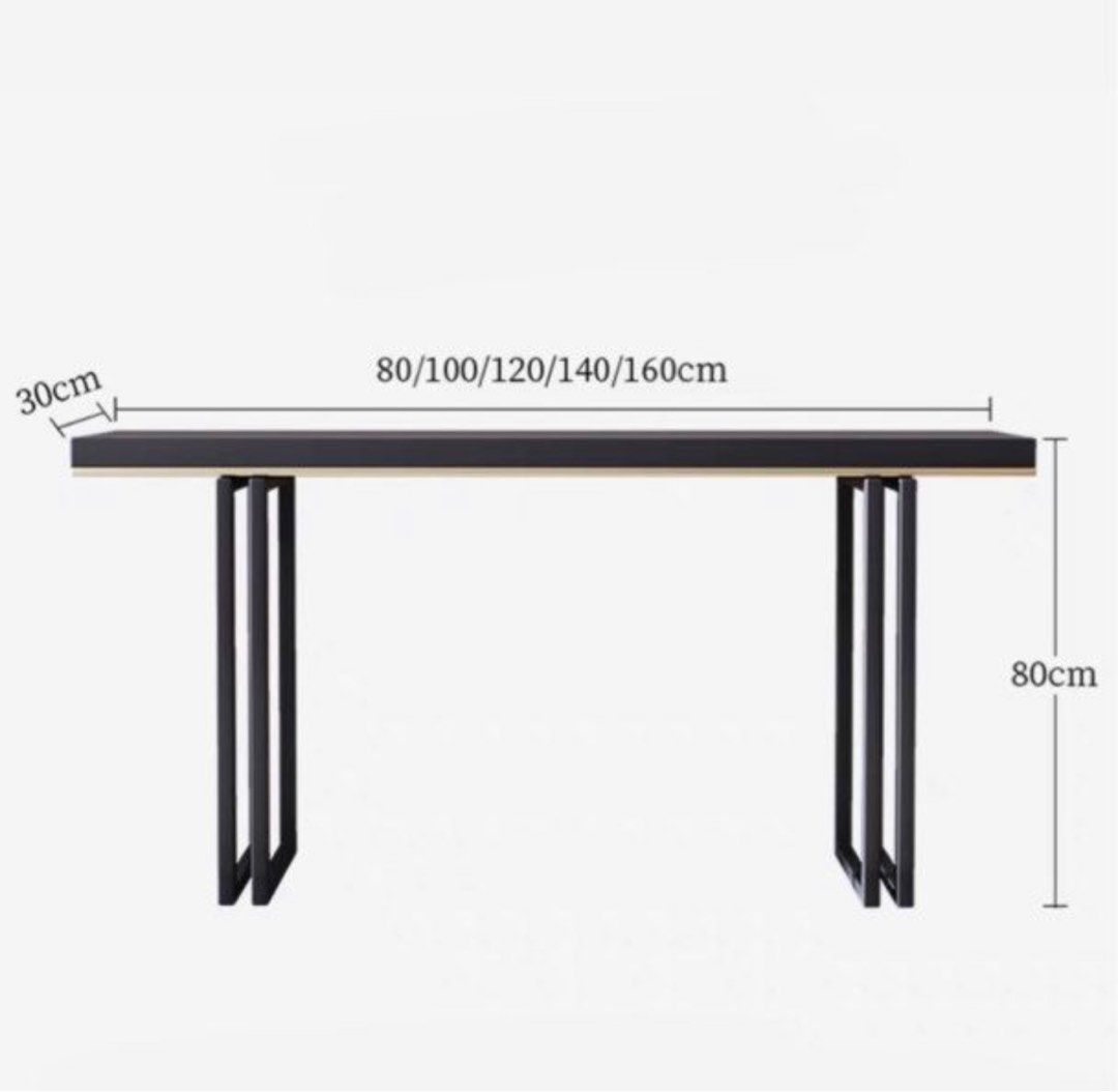 LIRA Modern Solid Wood Console Table