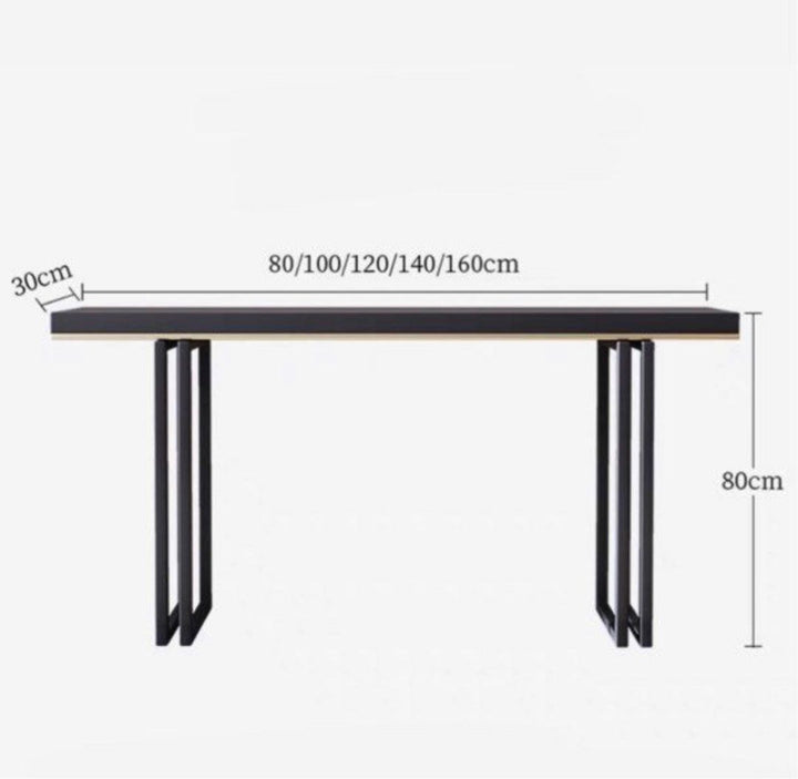 LIRA Modern Solid Wood Console Table
