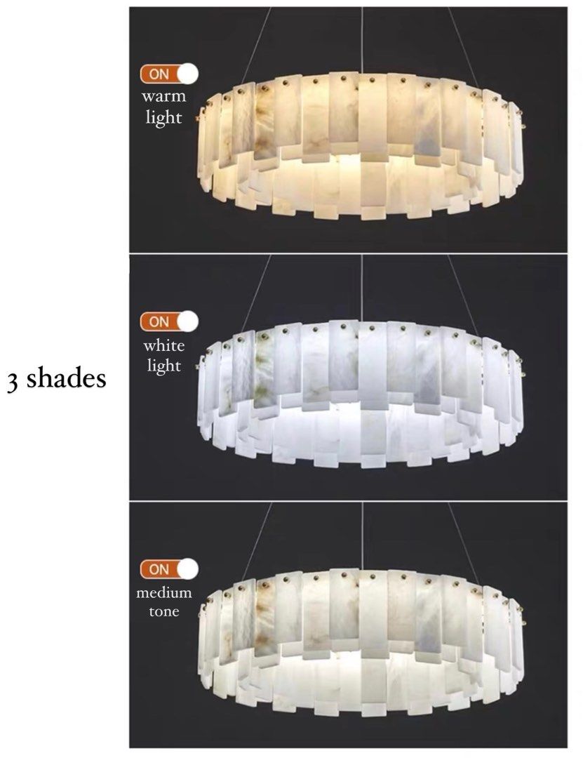 MIJO Modern Marble Chandelier