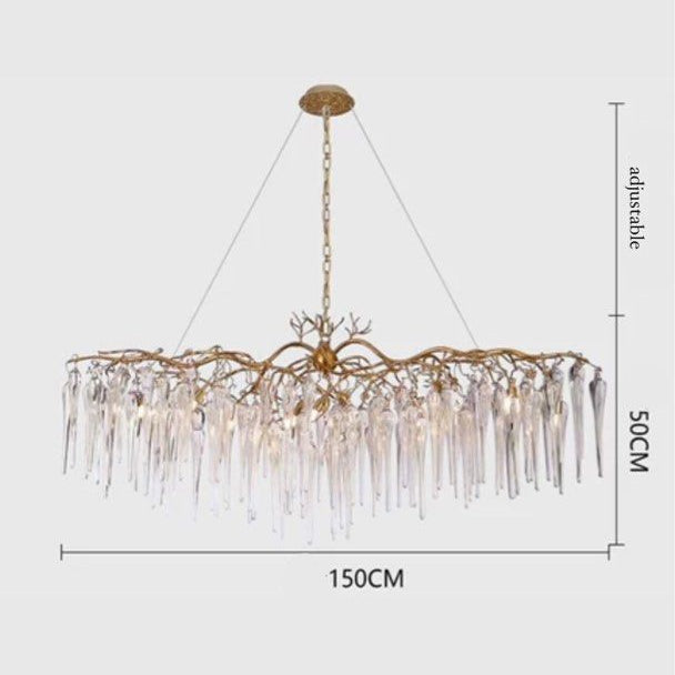 MILAN Modern Luxury Infinite Chandelier