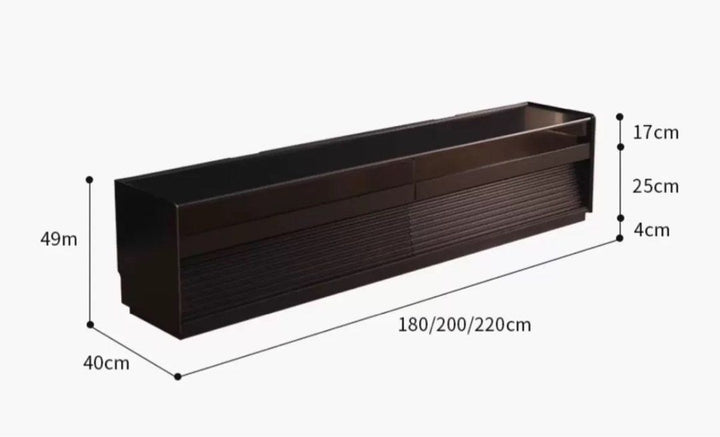 VANTEN Modern Solid Wood TV Cabinet