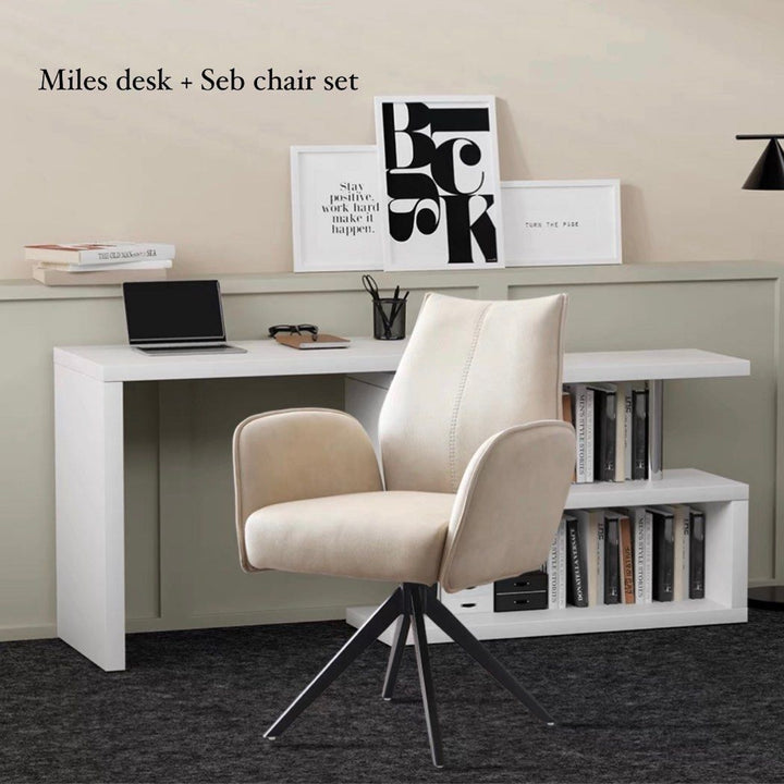 MILES Modern Rotatable Work Desk