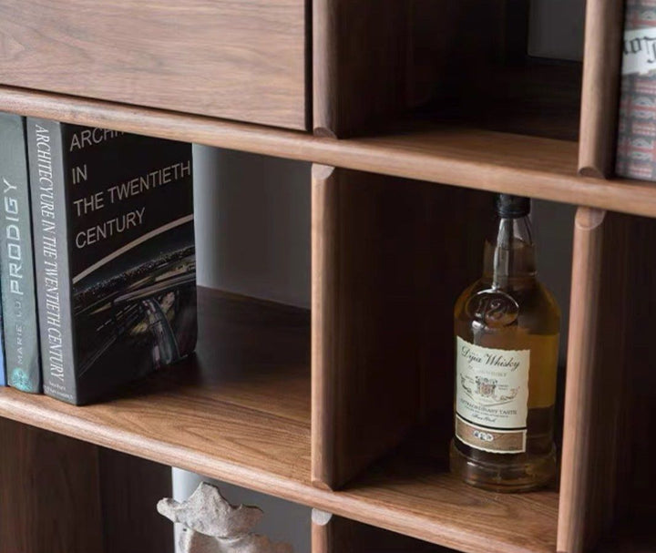 RAQUEL Solid Black Walnut Wood Shelf