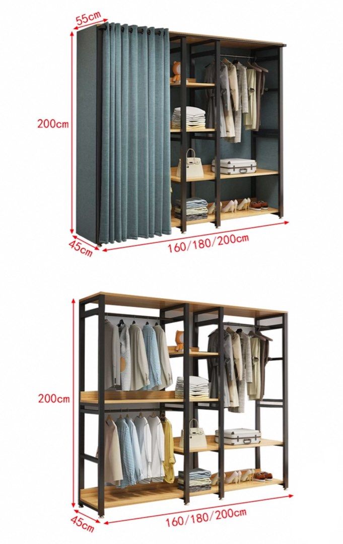 MODIGE Modern Open Concept Wardrobe